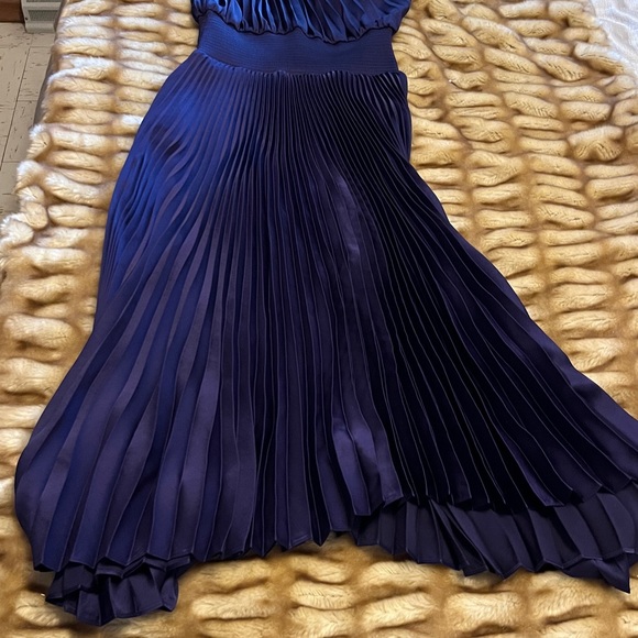 NWOT! Summer 2025 A.L.C. 'Ruby' Pleated One-Shoulder Dress Purple Size 6 - Picture 10 of 10